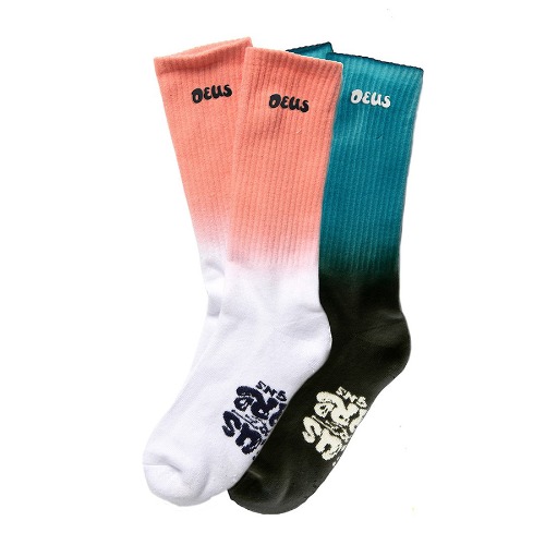 [데우스]DEUS EX MACHINABanzai Dip Dye 2-Pack Sock