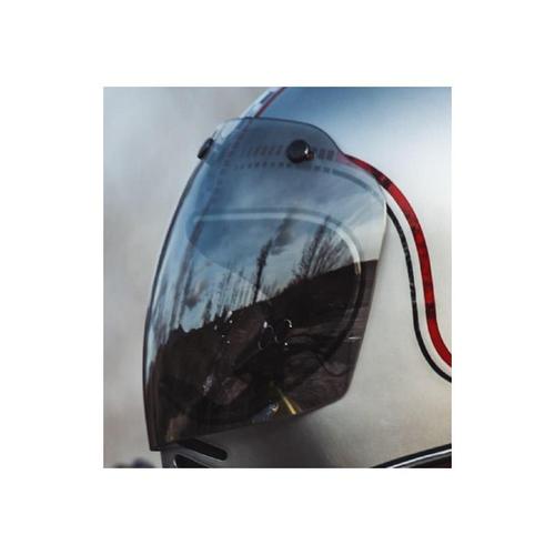 Premier MX Helmet Shield - Silver Chromed