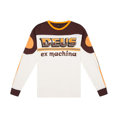 [데우스]DEUS EX MACHINASunset Moto Jersey - Brown/White[40% 시즌오프]