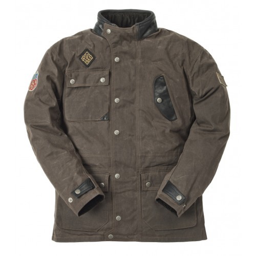 Ride &amp; Sons Escape Waxed Jacket - Brown 30%세일