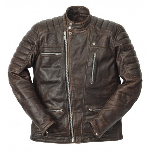 Ride &amp; Sons Empire Leather Jacket - Brown 30%세일