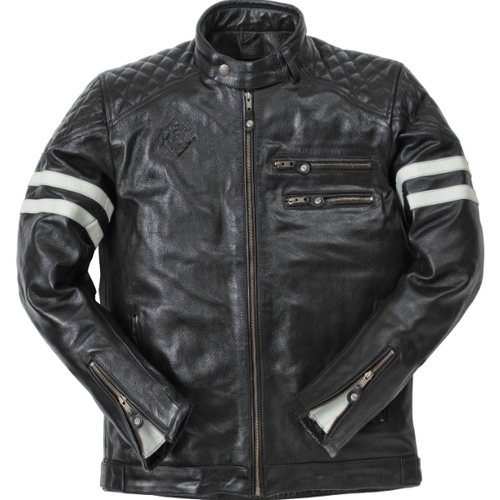 Ride &amp; Sons Magnificent Leather Jacket - Black 30%세일