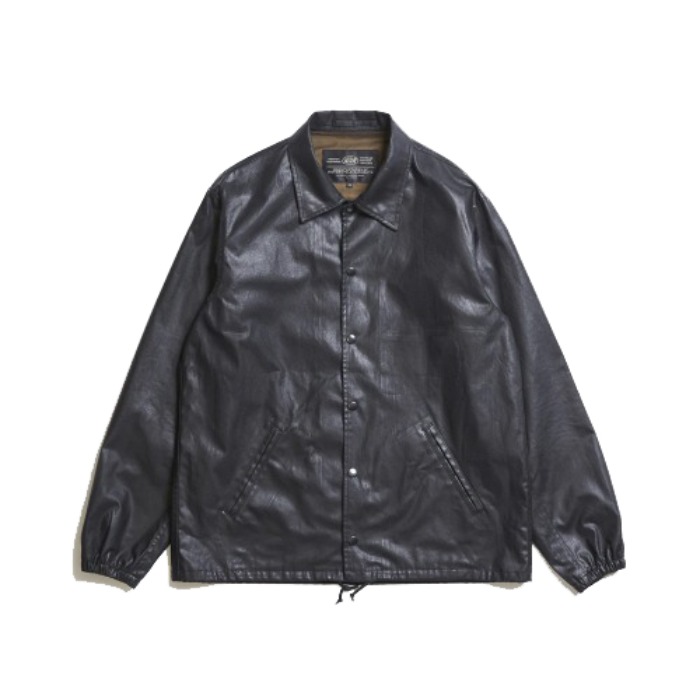 [애딕트클로즈] Addict Clothes ACV-WX03 Waxed Cotton Coach Jacket - Black